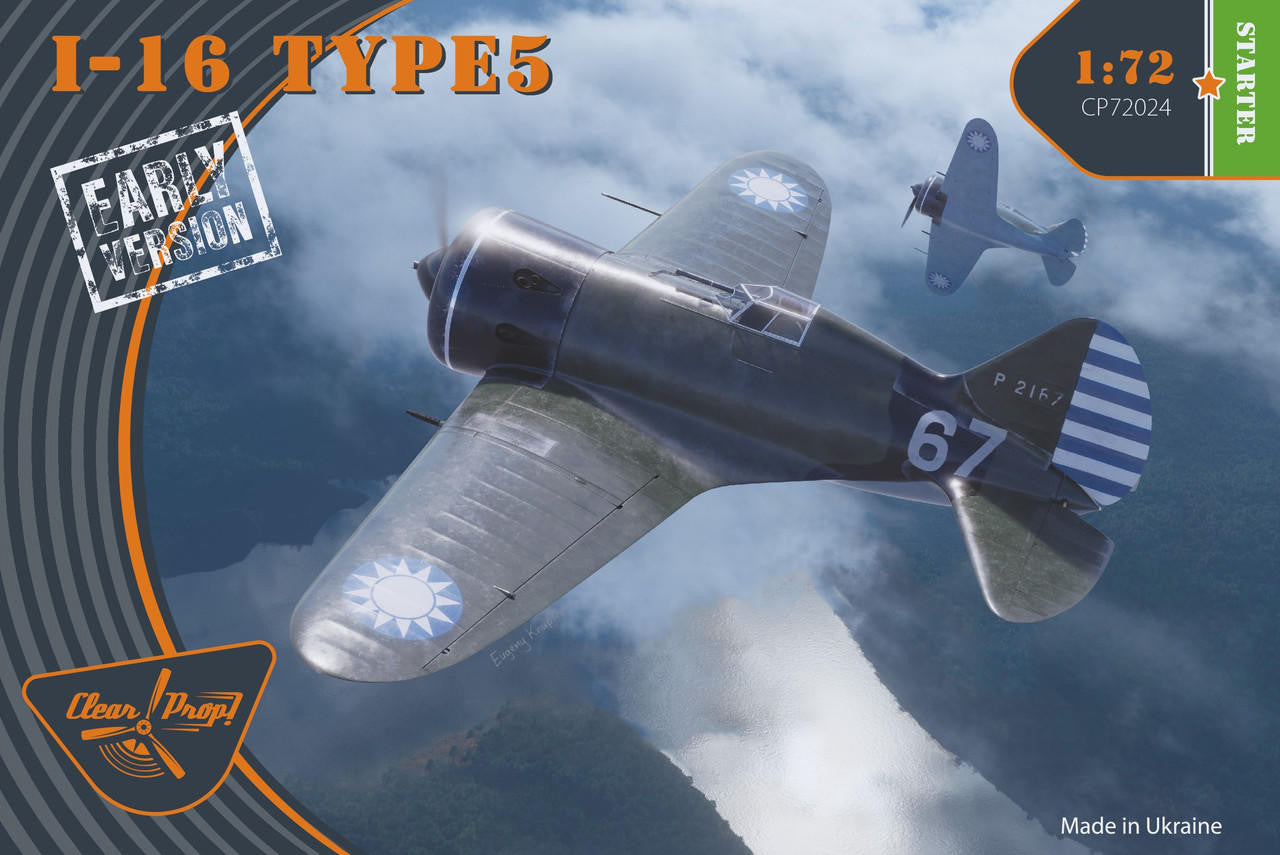 Clear Prop Models 1/72 I-16 Type 5 Early 72024